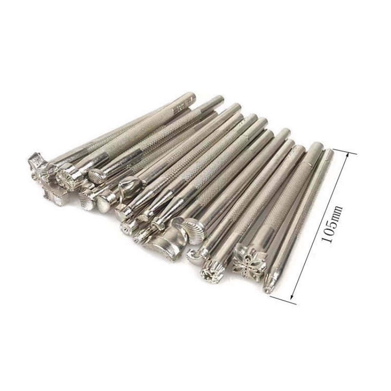 20Pcs Leather Stamping Tools L - Leatherwork Embossing recension och pris