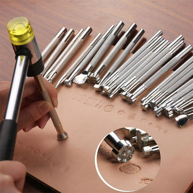 20Pcs Leather Stamping Tools L - Leatherwork Embossing recension och pris