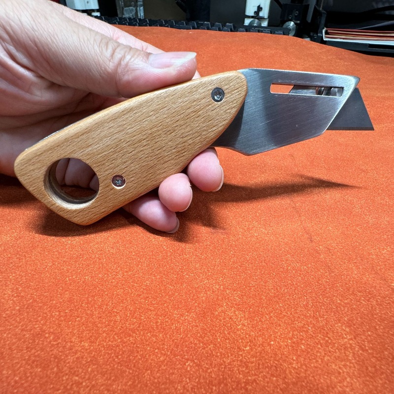 Trapezoid Stainless Steel Leat - Leatherwork Knives recension och pris