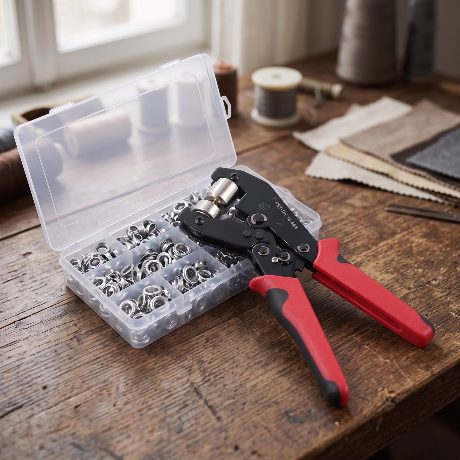Grommet Eyelet Pliers Kit Grom - Leatherwork Projects recension och pris