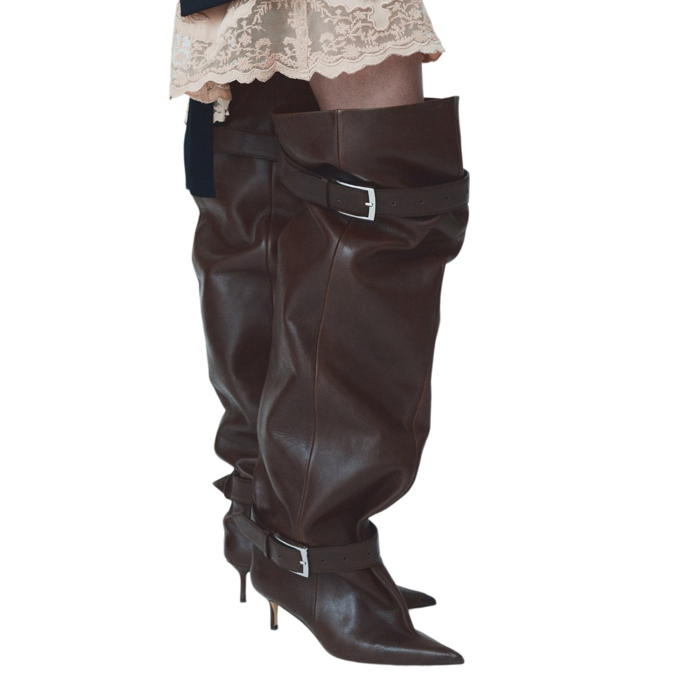 Women Pointed Toe Kitten Heel  - Leather Work Dress recension och pris