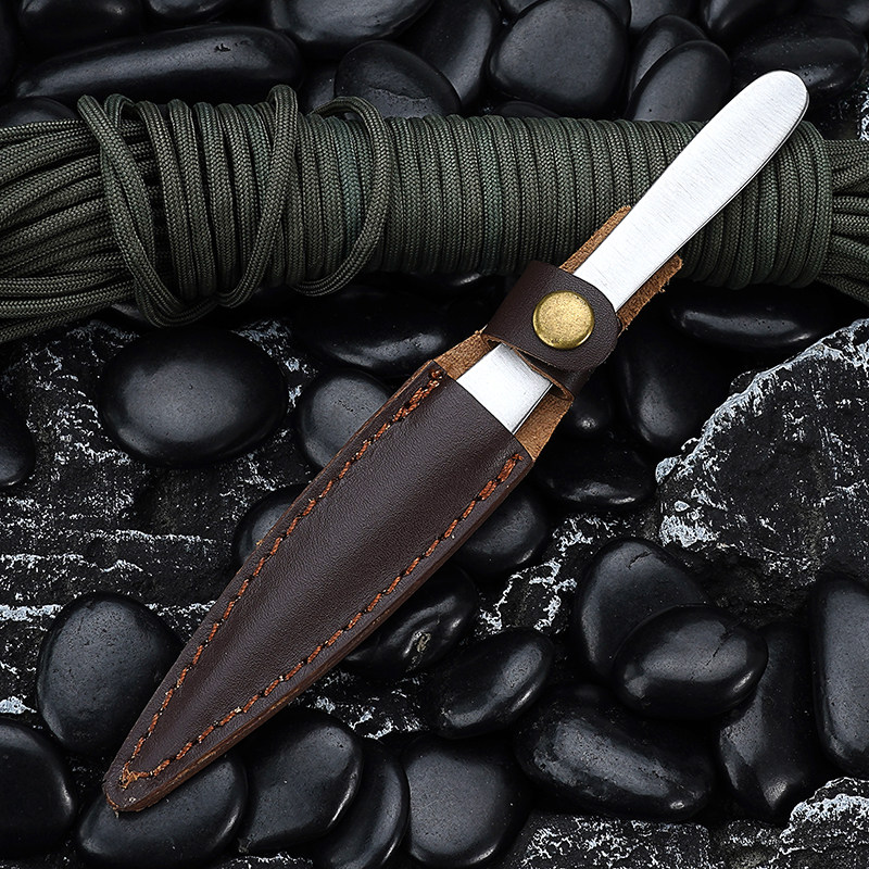 Stainless Steel Tea Knife with - Leatherwork Knives recension och pris