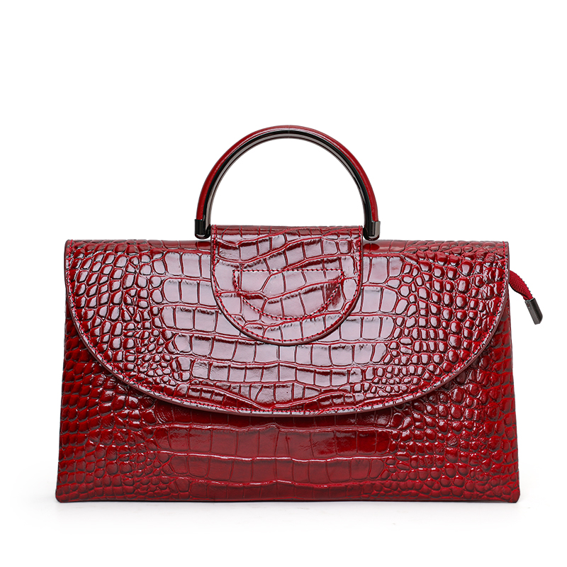 Aidrani Cowhide Women Handbag, - Leatherwork Embossing recension och pris