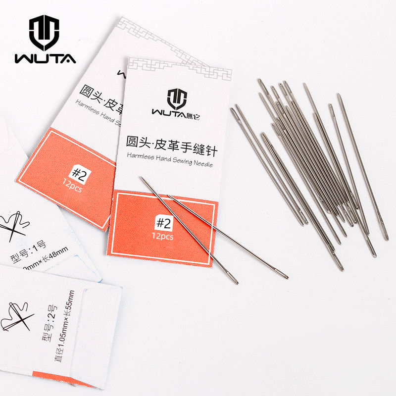 WUTA 24 Pcs Large Eye Blunt St - Leather Needle Harness recension och pris