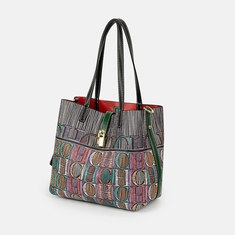 CH Art Color Printed Handbag S - Leatherwork Art recension och pris