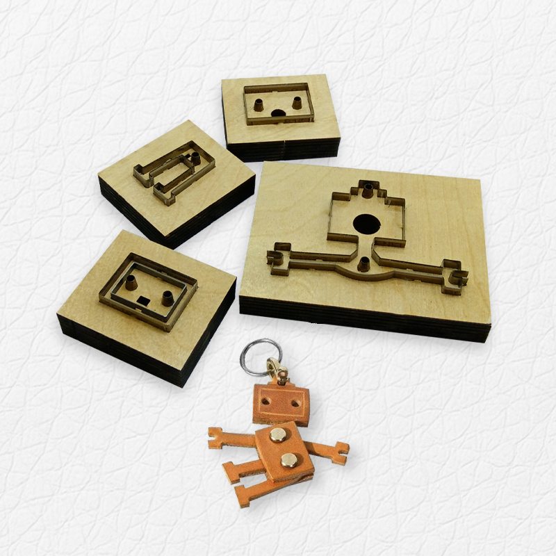 4Pcs Robot Leather Cutting Die - Leatherwork Embossing recension och pris