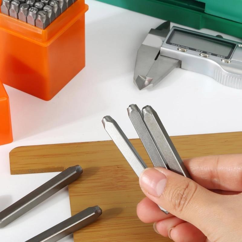 37Pcs 3mm Number & Letter Stam - Leatherwork Art recension och pris