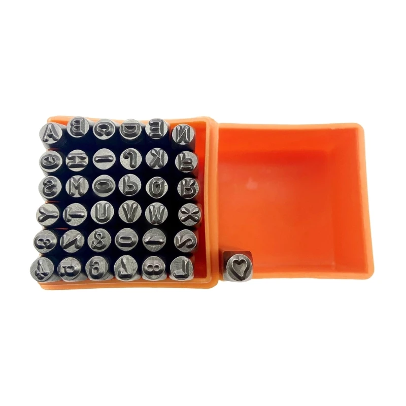 37Pcs 3mm Number & Letter Stam - Leatherwork Art recension och pris