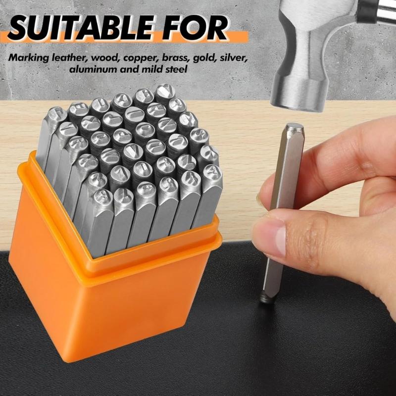 37Pcs 3mm Number & Letter Stam - Leatherwork Art recension och pris