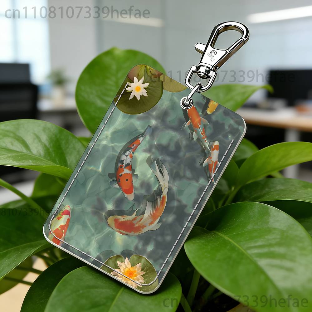 Koi Carp Painting Art Holder F - Leatherwork Art recension och pris