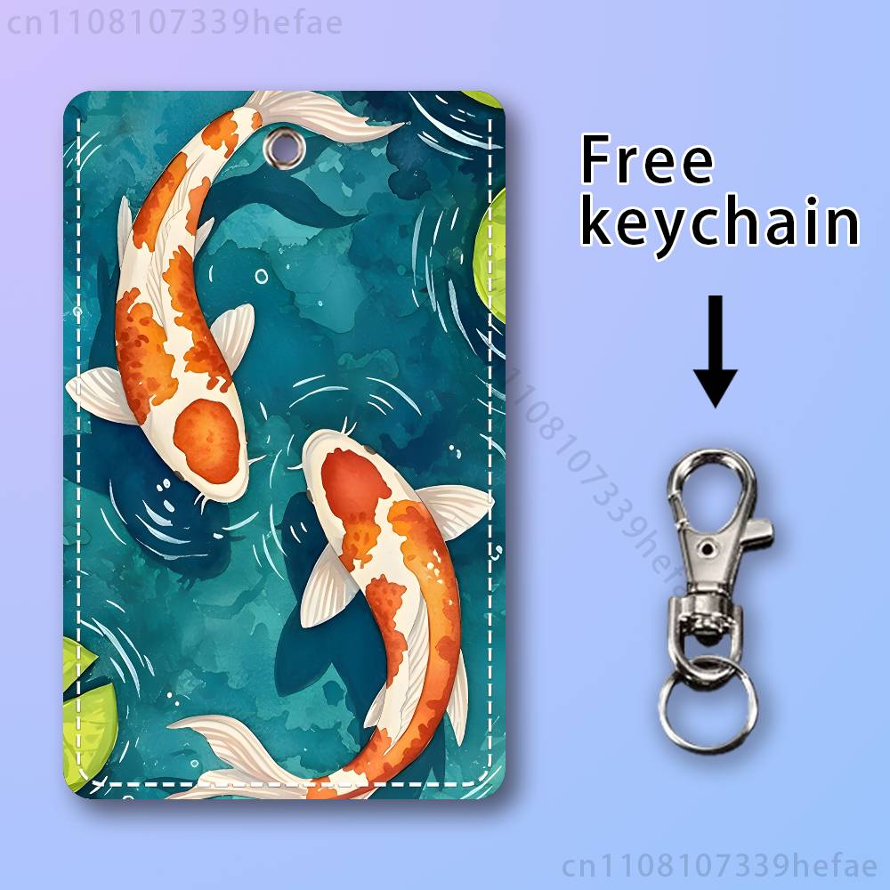 Koi Carp Painting Art Holder F - Leatherwork Art recension och pris