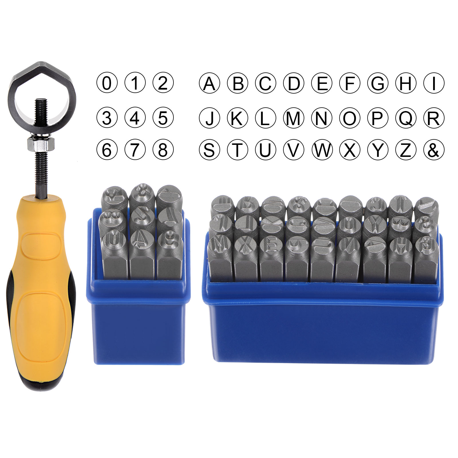 Metal Stamping Kit 6mm 10mm 12 - Leatherwork Embossing recension och pris