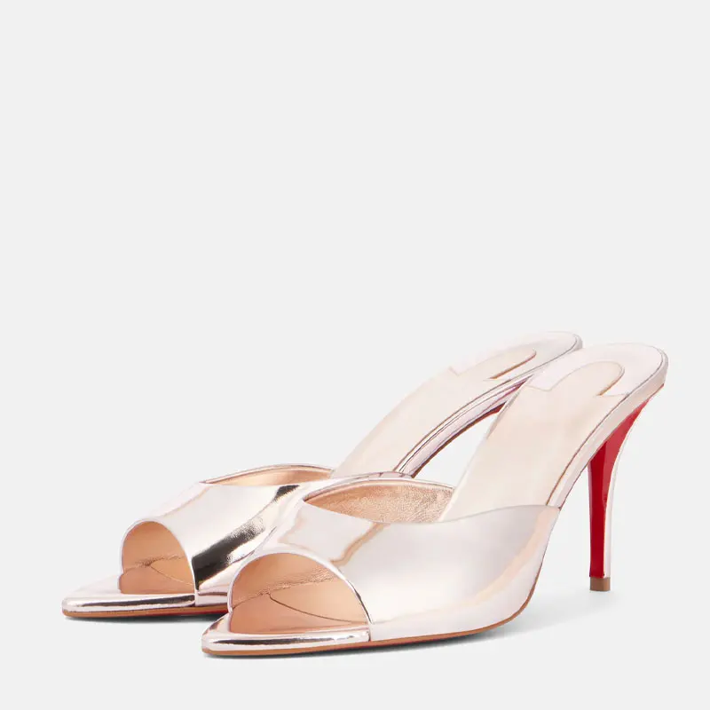 Shoes for Women New Pointed Op - Leather Work Heels recension och pris