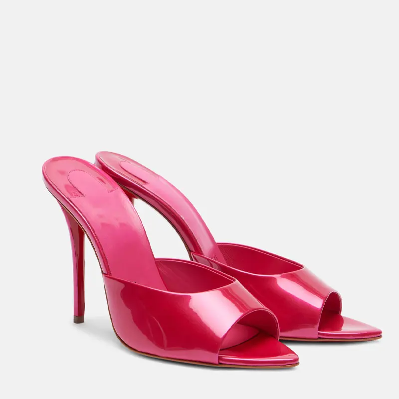 Shoes for Women New Pointed Op - Leather Work Heels recension och pris