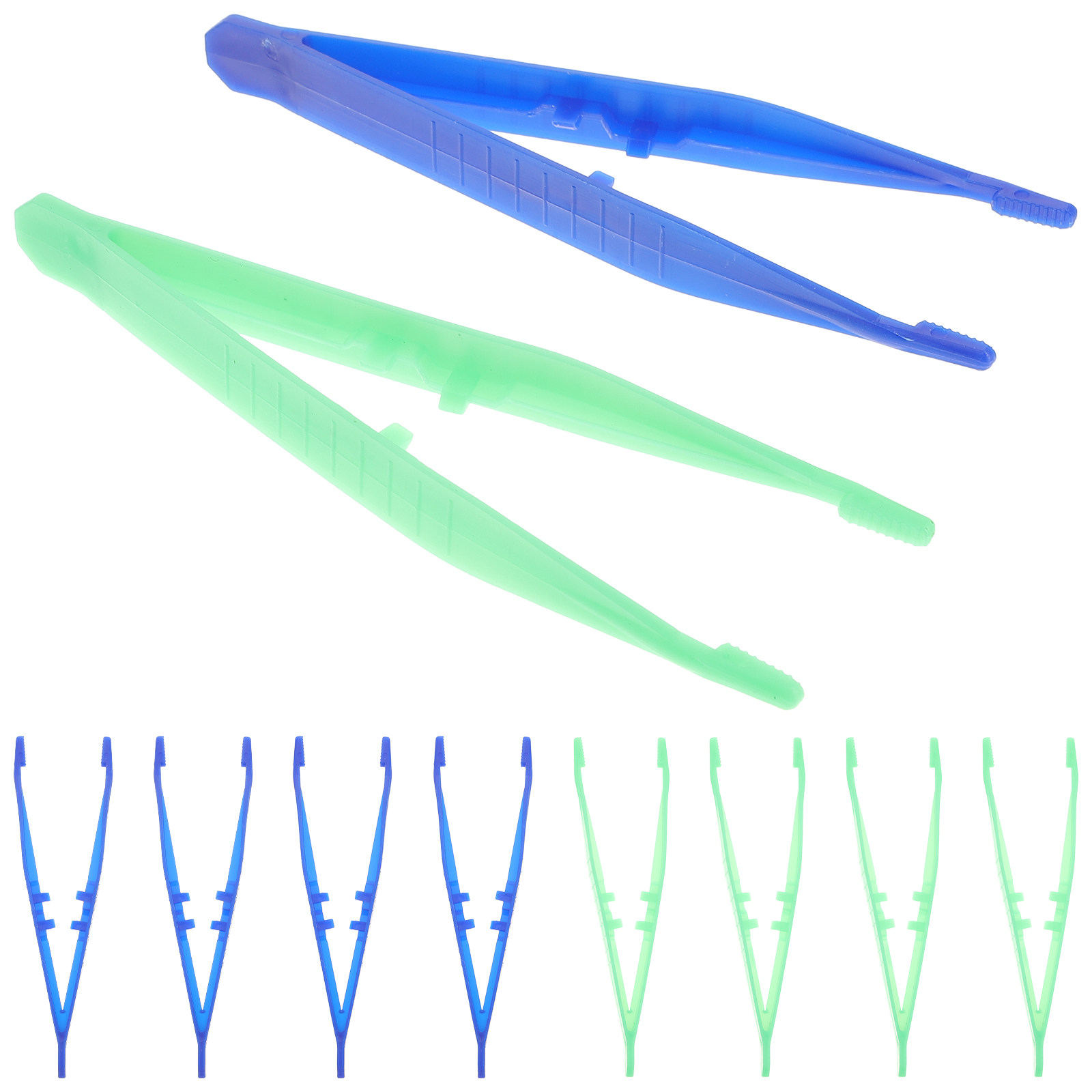 10Pcs Plastic Craft Tweezers B - Leatherwork Art recension och pris