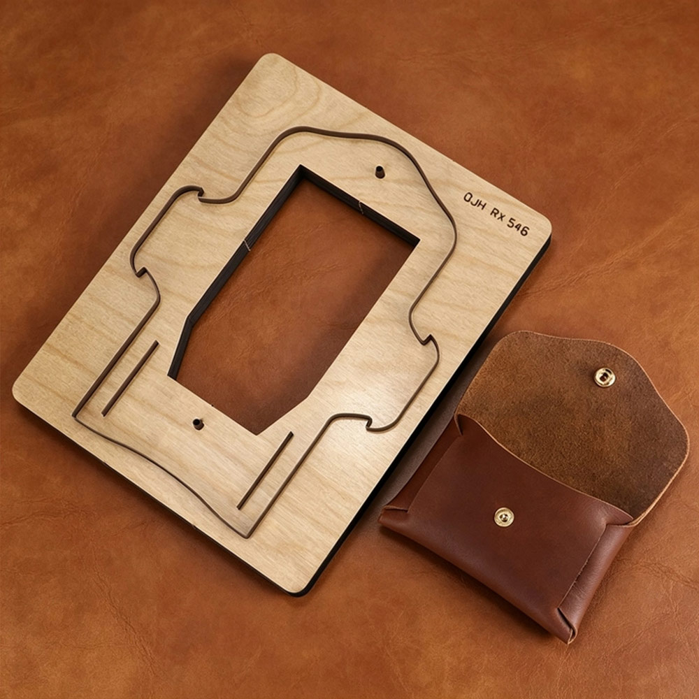 Wallet Coin Bag Leather Cuttin - Leatherwork Projects recension och pris