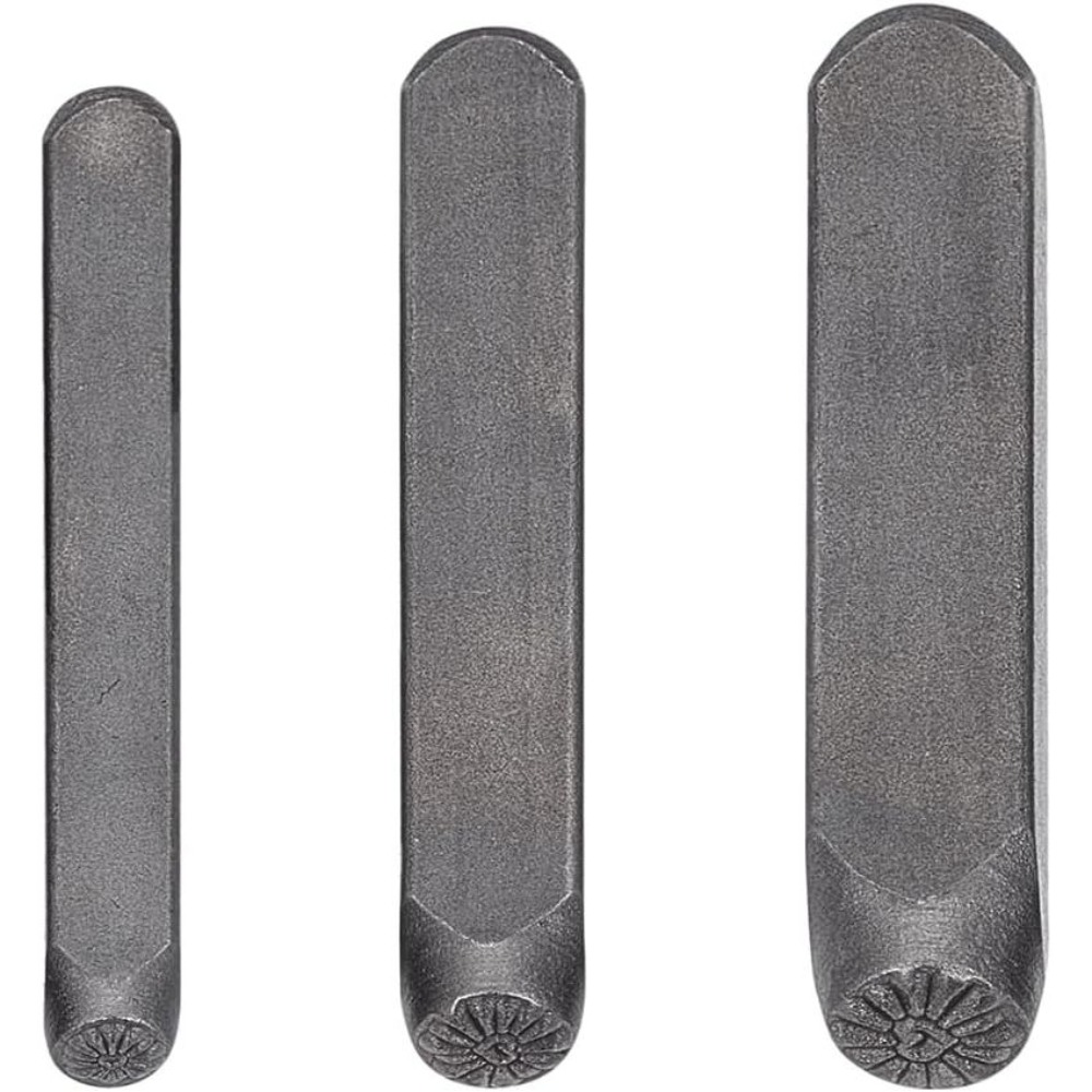 3Pcs Metal Punch Stamp Heart M - Leatherwork Art recension och pris
