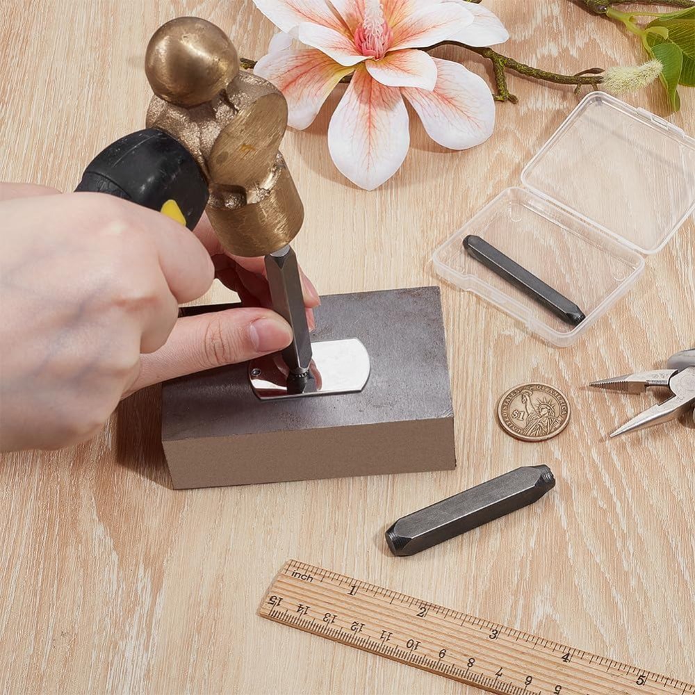 3Pcs Metal Punch Stamp Heart M - Leatherwork Art recension och pris