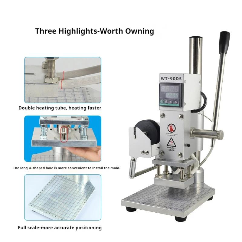 Hot Foil Stamping Machine 300W - Leatherwork Embossing recension och pris
