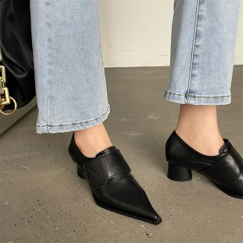 2025 New Dress Office Women Pu - Leather Work Dress recension och pris