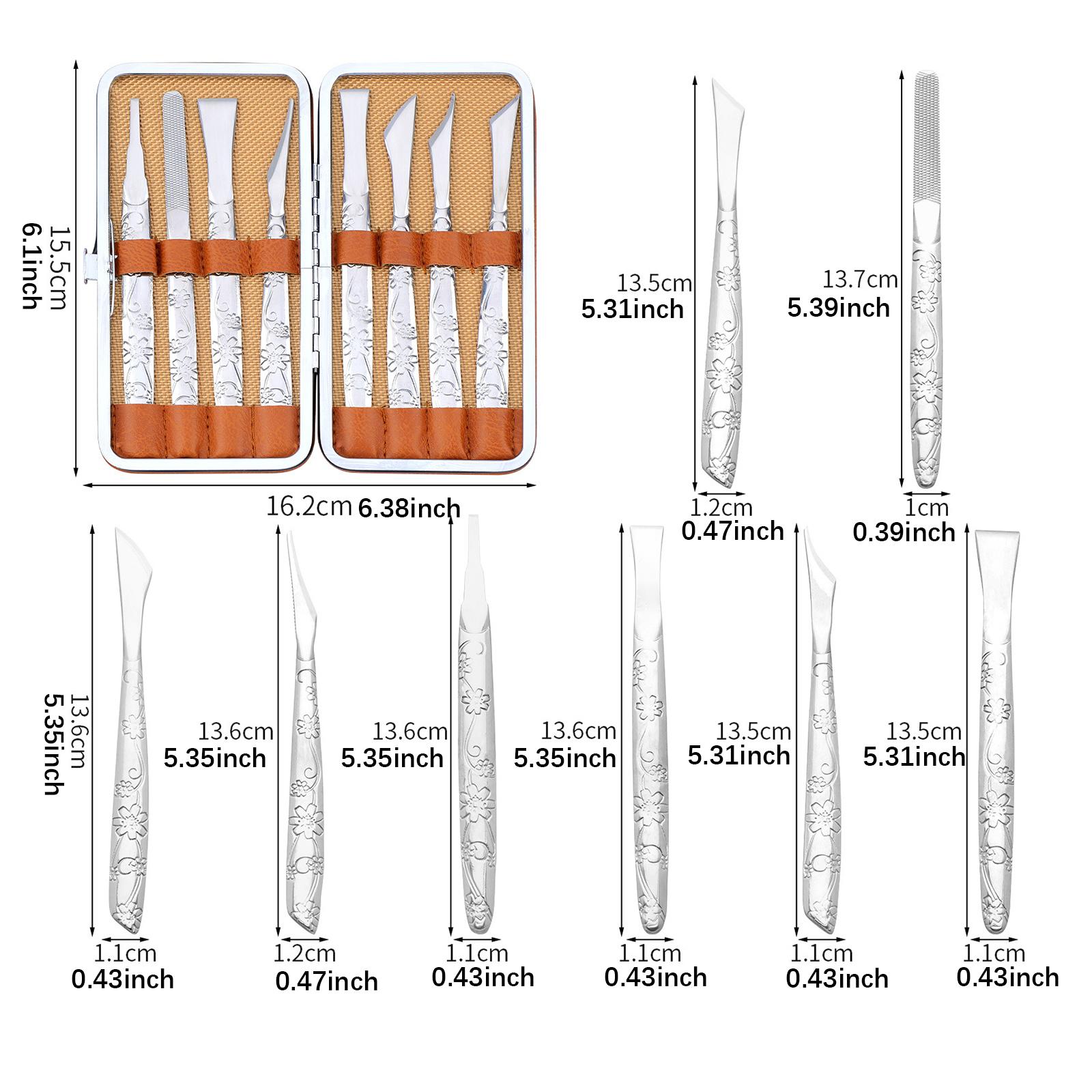 8x Leather Carving Knives Repl - Leatherwork Art recension och pris